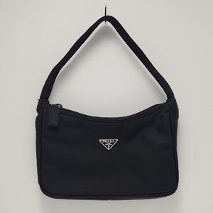 Prada Black Nylon Shoulder Bag